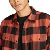 Lucky Brand Men’s Plaid Cloud Soft Flannel(Orange Multi)