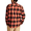 Lucky Brand Men’s Plaid Cloud Soft Flannel(Orange Multi)