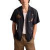 Lucky Brand Men’s Rolling Stones Club Short Sleeve Shirt(Blue Nights)