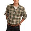 Lucky Brand Men’s Herringbone Humboldt(Green Plaid)