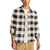 Lucky Brand Men’s Plaid Cloud Soft Flannel(Black Multi)