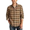 Lucky Brand Men’s Plaid Cloud Soft Flannel(Brown Multi)