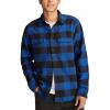 Lucky Brand Men’s Plaid Cloud Soft Flannel(Navy Multi)