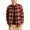 Lucky Brand Men’s Plaid Cloud Soft Flannel(Orange Multi)