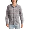 Lucky Brand Men’s Printed Plaid Cord Westerns(Light Blue Multi)
