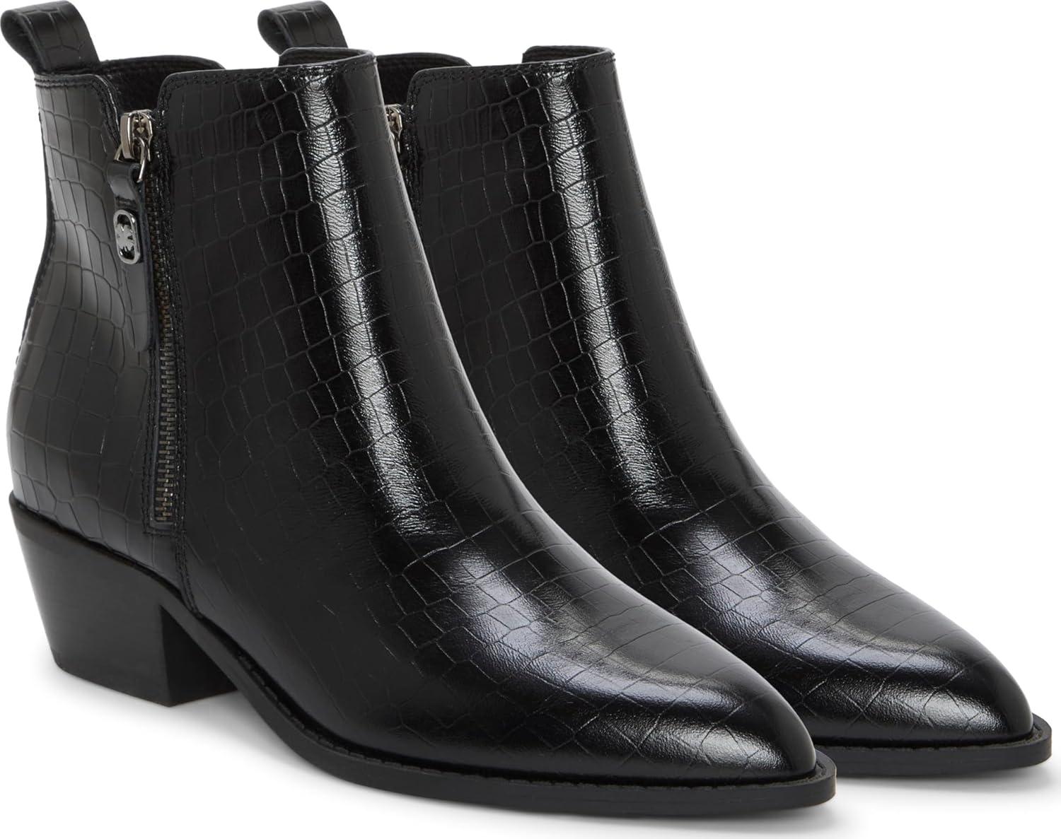 imageLucky Brand Womens Ailein Ankle BootBlack Croco