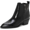 Lucky Brand Women’s Ailein Ankle Boot(Black Croco)