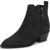 Lucky Brand Women’s Ailein Ankle Boot(Black Nubuck)