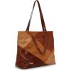 Lucky Brand Jema Leather Tote(Whiskey Multi)