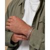 Lucky Brand 22″ Figaro Chain and Bracelet Set for Men, Stainless Steel Mens Jewelry Set, Necklace and Bracelet Set