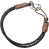 Lucky Brand Carabiner Cord Stainless Steel Bracelet for Men, Braided Bracelet, Mens Jewelry