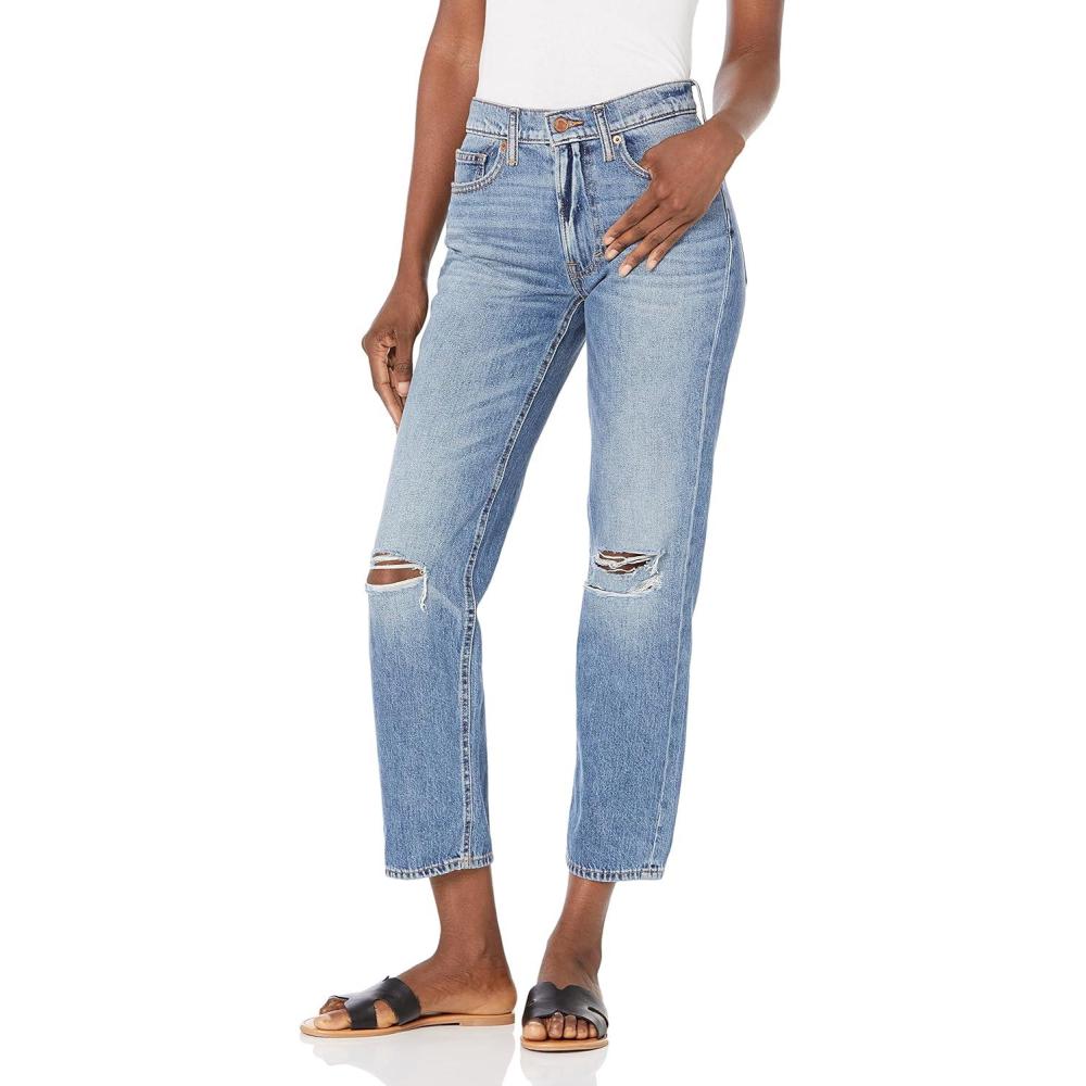 imageLucky Brand Womens High Rise Boyfriend JeanTide Dest