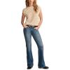 Lucky Brand Womens Mid Rise Sweet Flare Jean(Electric Blue Wash)