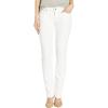 Lucky Brand Womens Mid Rise Sweet Straight Jeans(Clean White)