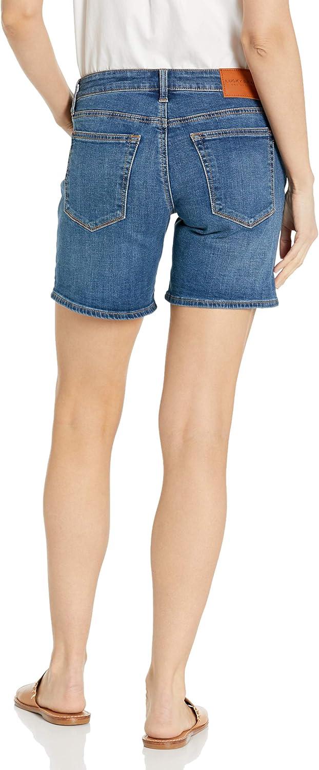 imageLucky Brand Womens Mid Rise Ava Roll Up ShortSpanish