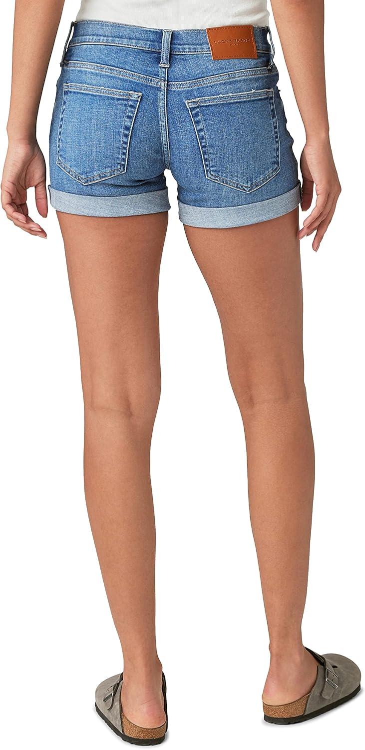 imageLucky Brand Womens Mid Rise Ava Roll Up ShortSpellbound Rolled