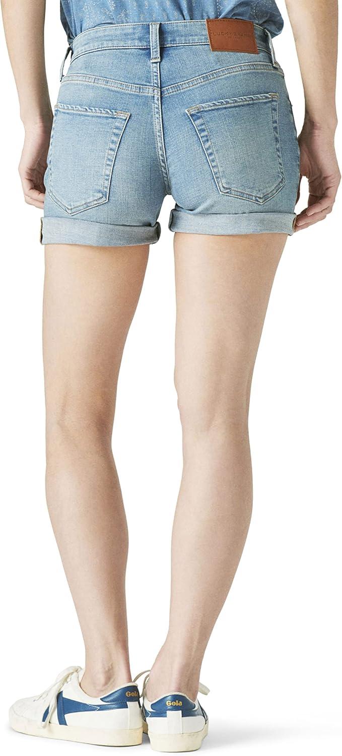 imageLucky Brand Womens Mid Rise Ava Roll Up ShortTop of Class