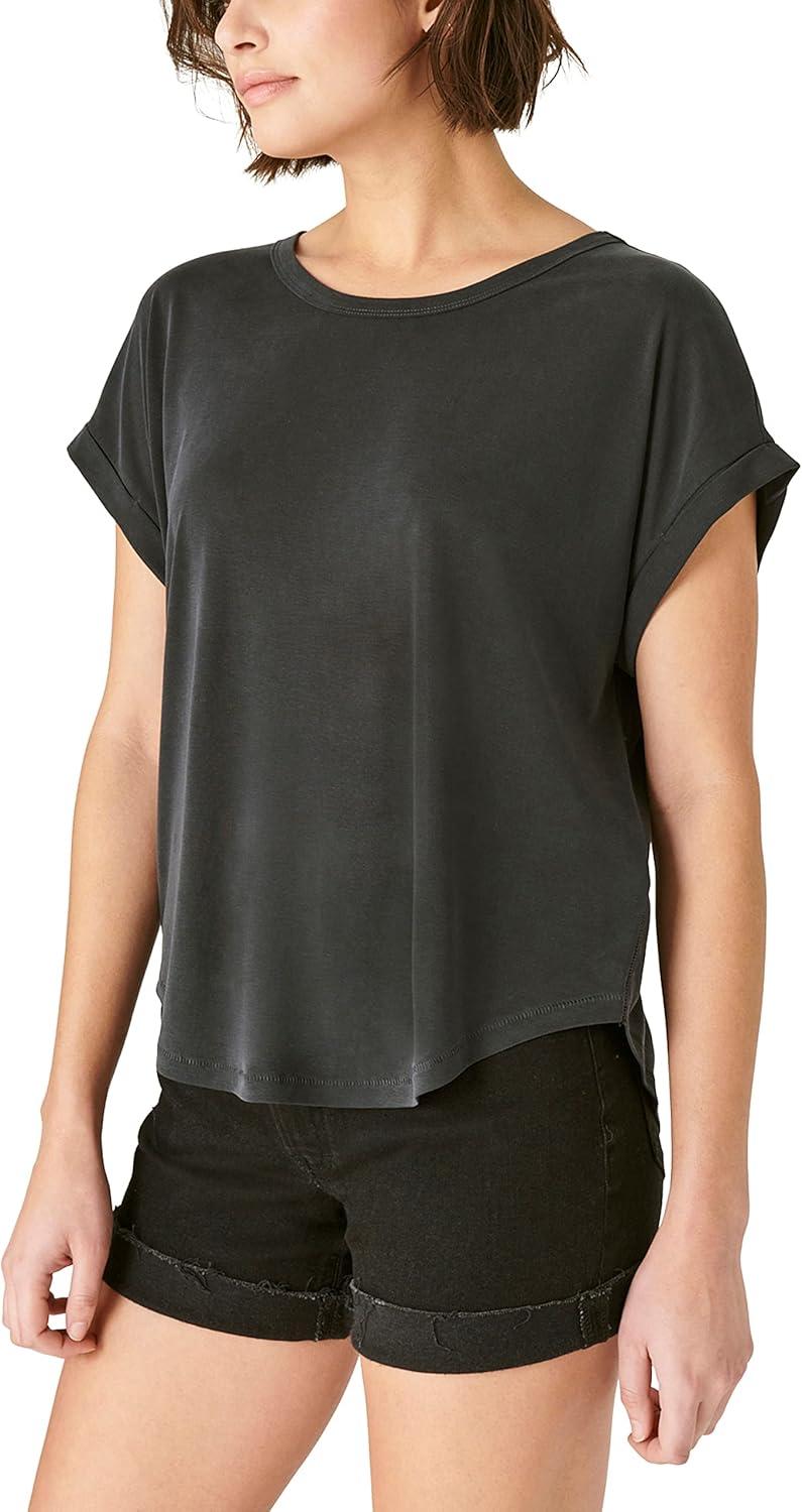 imageLucky Brand Womens Sandwash Dolman TeeLucky BlackBlack