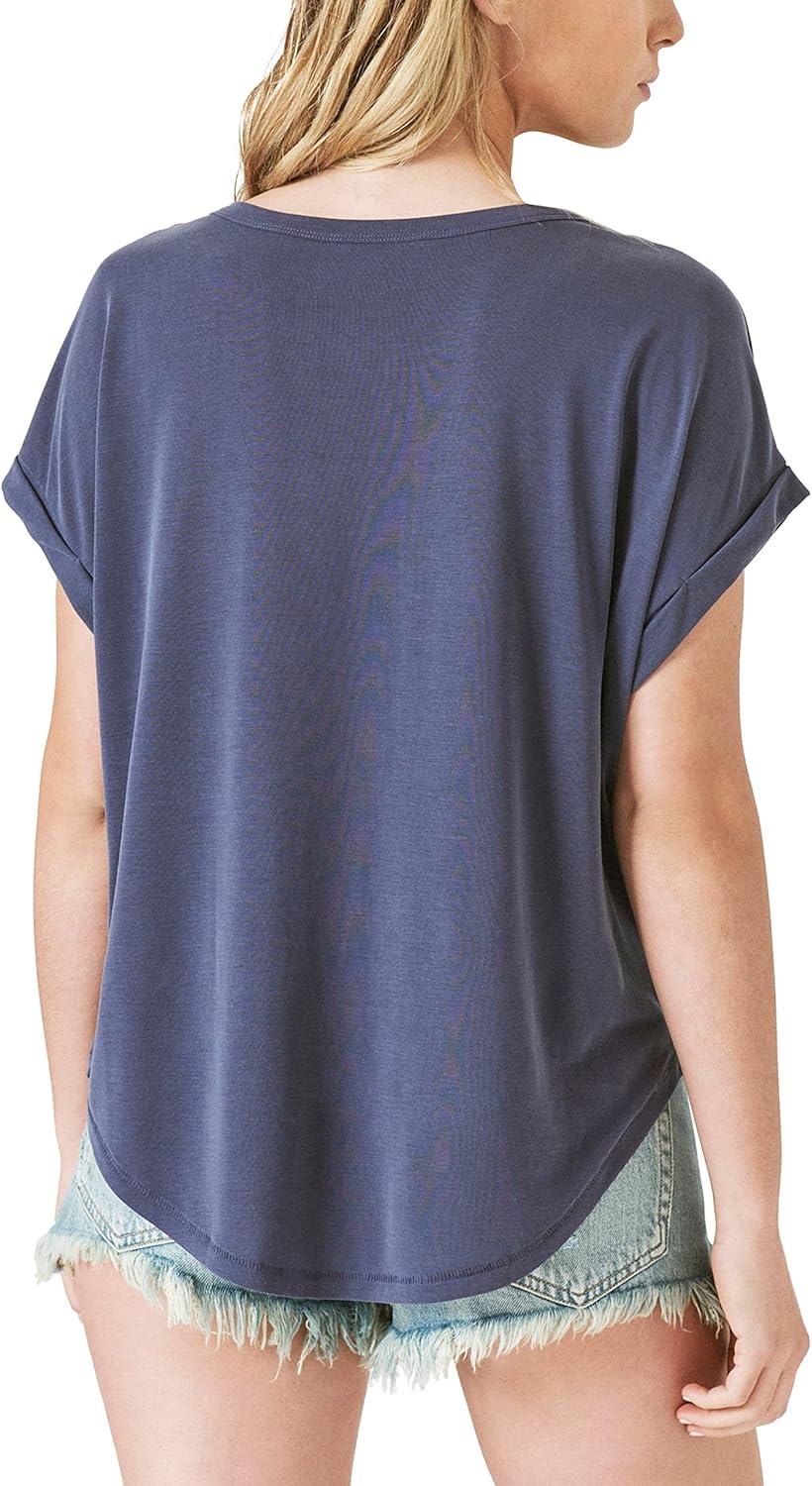 imageLucky Brand Womens Sandwash Dolman TeeNavy Blue