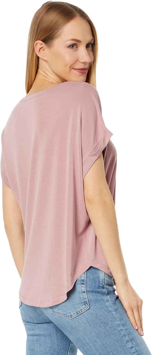 imageLucky Brand Womens Short Sleeve Sandwash Dolman TeeNostalgia Rose