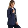 Lucky Brand Women’s Long Sleeve Button Up Two Pocket Utility Jacket(Navy)
