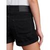 Lucky Brand Women’s Mid Rise Ava Roll Up Short(Clean Black)