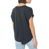 Lucky Brand Womens Sandwash Dolman Tee(Lucky Black/Black)