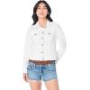 Lucky Brand Women’s Tomboy Trucker Jacket(Clean White)
