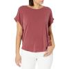 Lucky Brand Womens Sandwash Dolman Tee(Tandori Spice)
