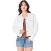 Lucky Brand Women’s Tomboy Trucker Jacket(Clean White)