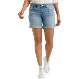 Lucky Brand Women’s Mid Rise Ava Roll Up Short(Thomas)