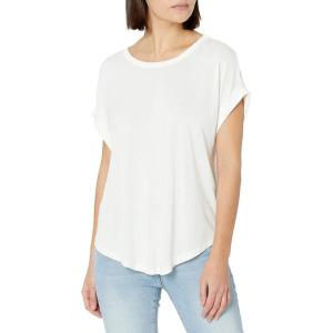 Lucky Brand Womens Sandwash Dolman Tee(Bright White)