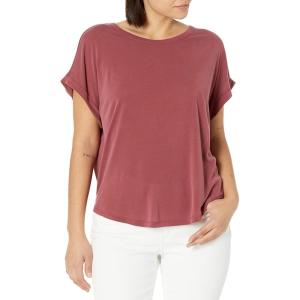 Lucky Brand Womens Sandwash Dolman Tee(Tandori Spice)