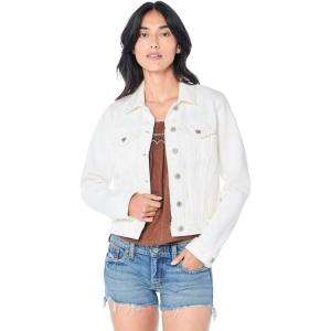 Lucky Brand Women’s Tomboy Trucker Jacket(Clean White)
