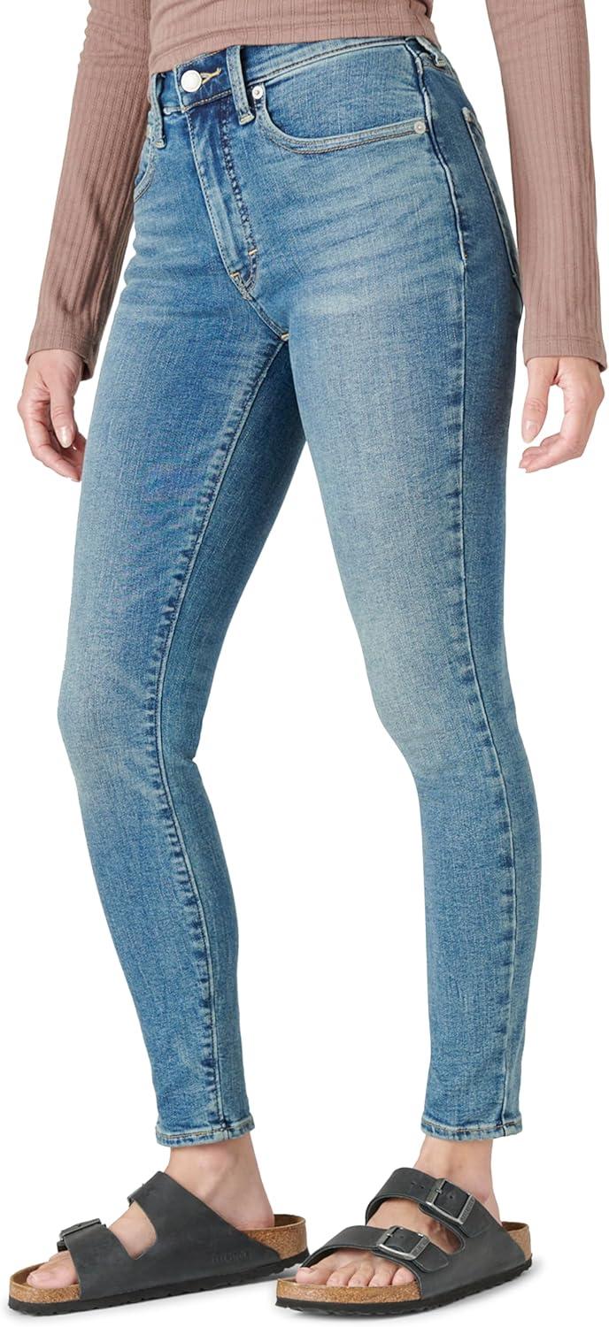 imageLucky Brand Womens High Rise Bridgette Skinny Jean in OlanaShasta