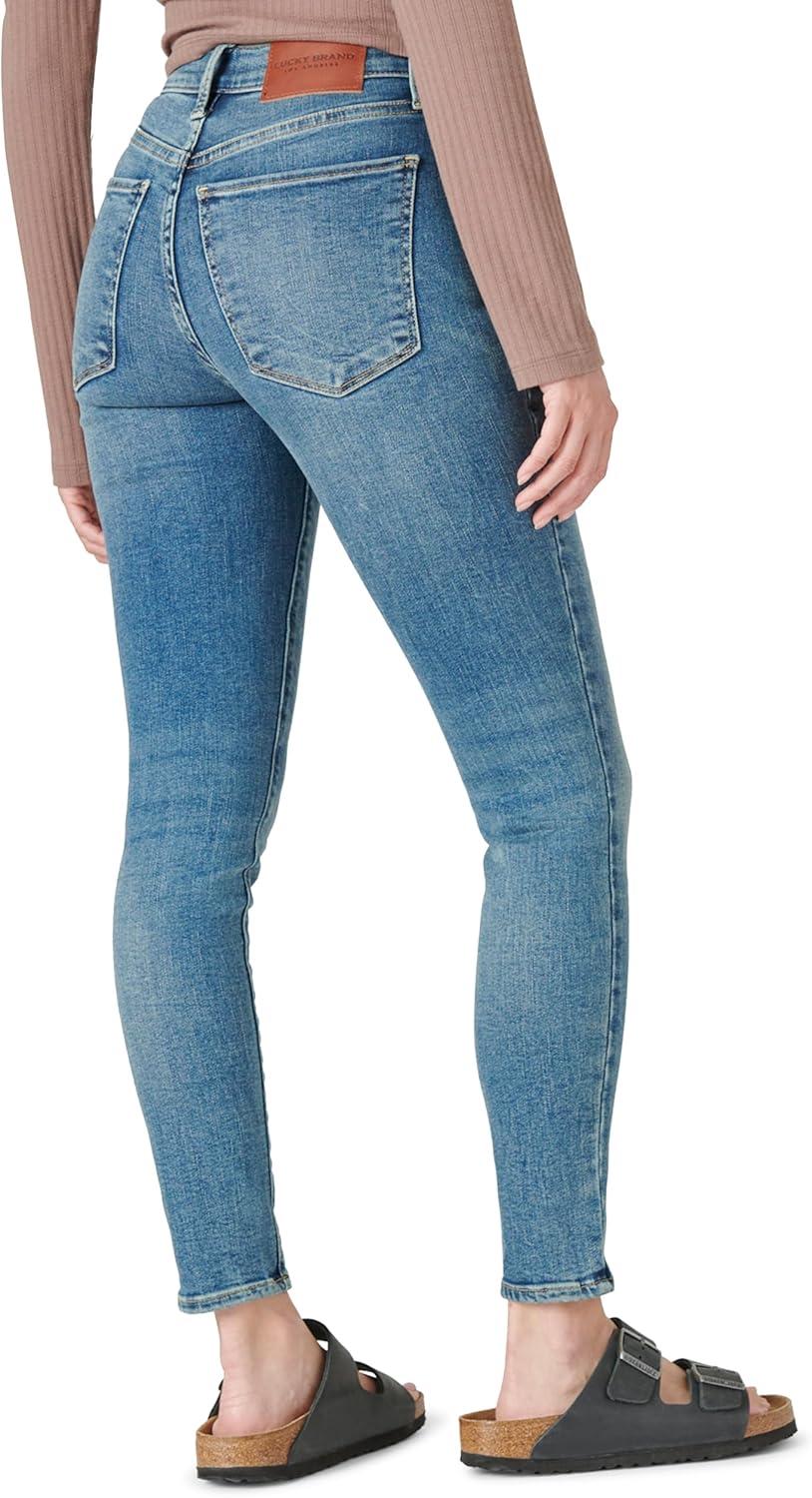 imageLucky Brand Womens High Rise Bridgette Skinny Jean in OlanaShasta1