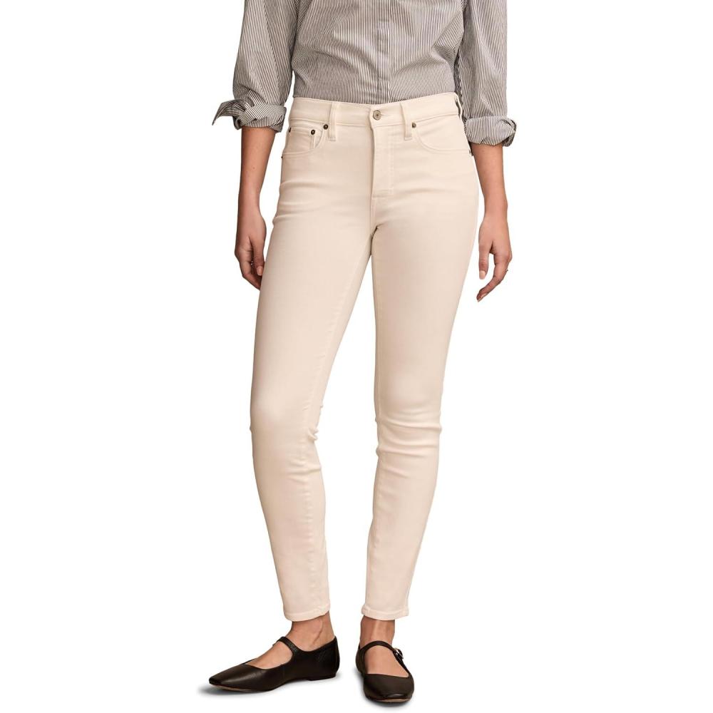 imageLucky Brand Womens High Rise Bridgette Skinny Jean in OlanaBright White1