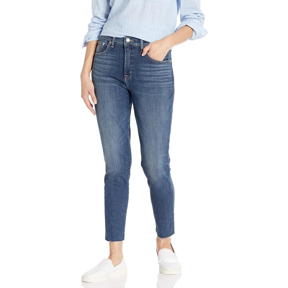 imageLucky Brand Womens High Rise Bridgette Skinny Jean in OlanaFlora