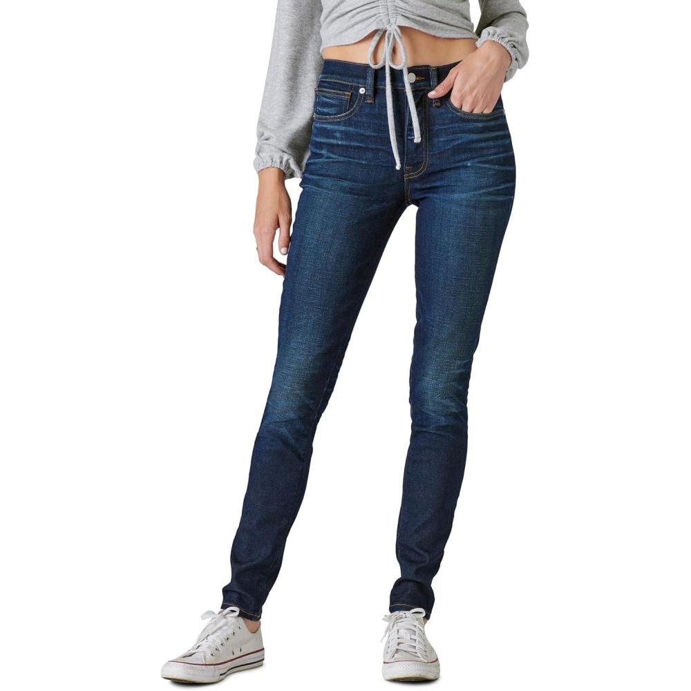 imageLucky Brand Womens High Rise Bridgette Skinny Jean in OlanaMonsoon