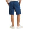 Lucky Brand Mens Printed Flat Front Short(Clancy Blue)
