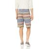 Lucky Brand Mens Printed Flat Front Short(Multi Stripe)