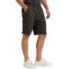 Lucky Brand Mens Printed Flat Front Short(Raven)