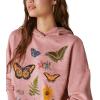 Lucky Brand Women’s Butterfly Floral Motif Pullover(Antler)