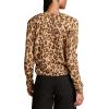 Lucky Brand Womens Cheetah Print Cardigan(Leopard Print)