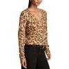 Lucky Brand Womens Cheetah Print Cardigan(Leopard Print)