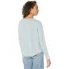 Lucky Brand Womens Cloud Jersey Long Sleeve Crew(Adriatic Blue)