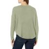 Lucky Brand Womens Cloud Jersey Long Sleeve Crew(Desert Sage)