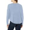 Lucky Brand Womens Cloud Jersey Long Sleeve Crew(Forever Blue)