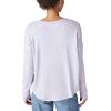 Lucky Brand Womens Cloud Jersey Long Sleeve Crew(Sand Verbena)