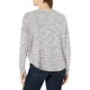 Lucky Brand Womens Cloud Jersey Long Sleeve Crew(Space Dye Gray)